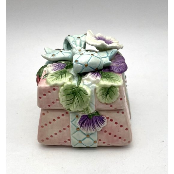 Vtg. Fitz & Floyd Essentials Trinket Box - Picture 3 of 7